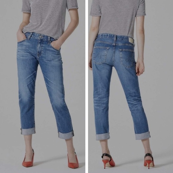Ag Adriano Goldschmied Denim - Ag Adriano Goldschmidt ex boyfriend slouchy slim jeans cropped
